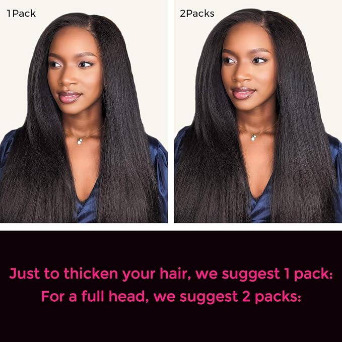 Lashey Clip in Hair Extensions 7pcs 120g Light Yaki Straight Hair Extensions Real Human Hair Natural Black 24 Inch Hair Extensions Real Human Hair Clip ins