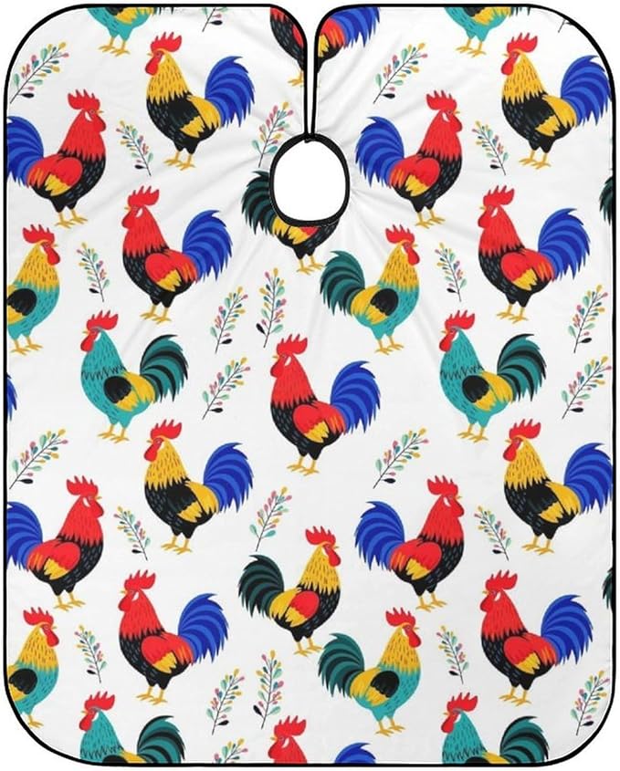 Professional Anti Static Hair Cutting Cape with Elastic Buckle, Waterproof Salon Cape for Coloring/Perming/Styling