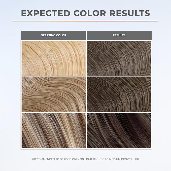 XMONDO Color Dark Ash Blonde Color Depositing Mask & Semi-Permanent Hair Dye Super Gloss Infused with Bond Boosters for Nourishment, Revitalize & Repair, Vegan Formula, 8 Fl Oz