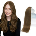 Sunny Hair Human Hair Tape in Extensions, Cool Brown Tape in Hair Extensions Human Hair 14 inch Straight Remy Tape in Human Hair Extensions 20Pcs 50g
