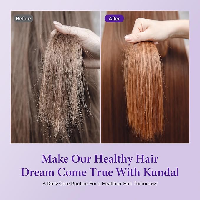 KUNDAL Honey & Macadamia Natural Conditioner Korean Hair Care Damage Repair, Deep Hydration, Long Lasting Fragrance, with Honey, Macadamia Oil 6.76fl oz (Pack of 2) (Fuzzy Navel)