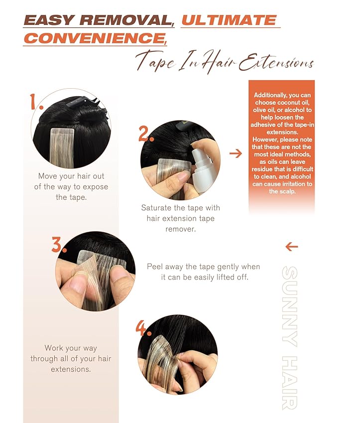 Sunny Hair Tape in Hair Extensions Real Human Hair Invisible Remy Hair Extensions Tape ins for Women Dark Brown Highlight Caramel Blonde 24 inch 20Pcs 50G