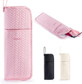 Hair Tools Travel Bag, Heat Resistant Curling Iron Holder & Flat Iron Case, Hot Tools Organizer Pouch for Hair Straightener, Hair Dryer, Crimper & Styling Accessories, Travel Makeup Bag
