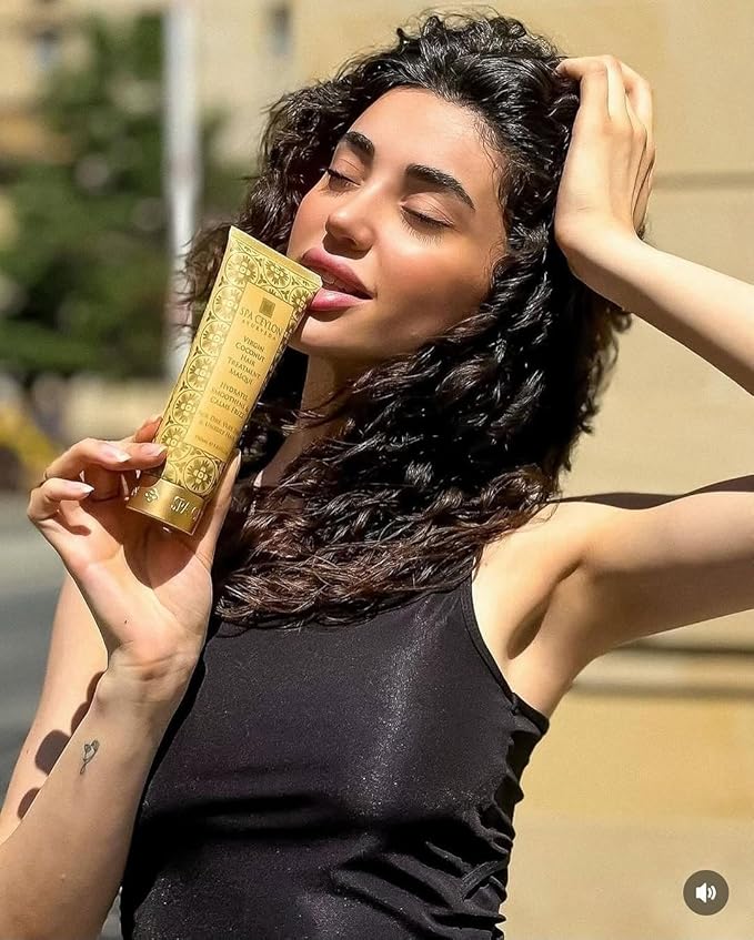 SPA CEYLON Virgin Coconut Hair Treatment Masque | Deep Conditioning | Hair Repair | 100% Vegan & Vegetarian | Best for Dry, Very Dry & Unruly Hair