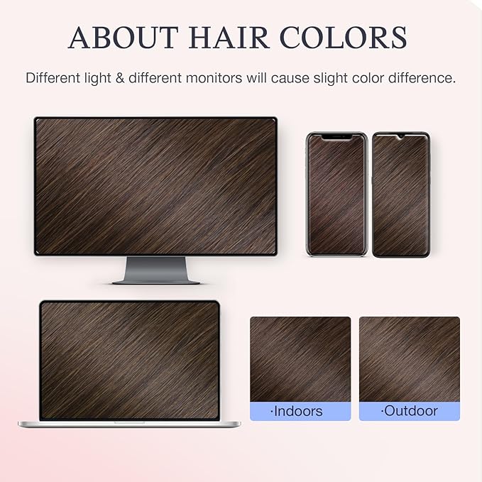 DOORES Clip in Hair Extensions Real Human Hair 16 inch 120g 7pcs Invisible Human Hair Extensions Clip ins, Injected Seamless PU Clipins Virgin Invisi Edge Natural Straight, 4A Chocolate Brown