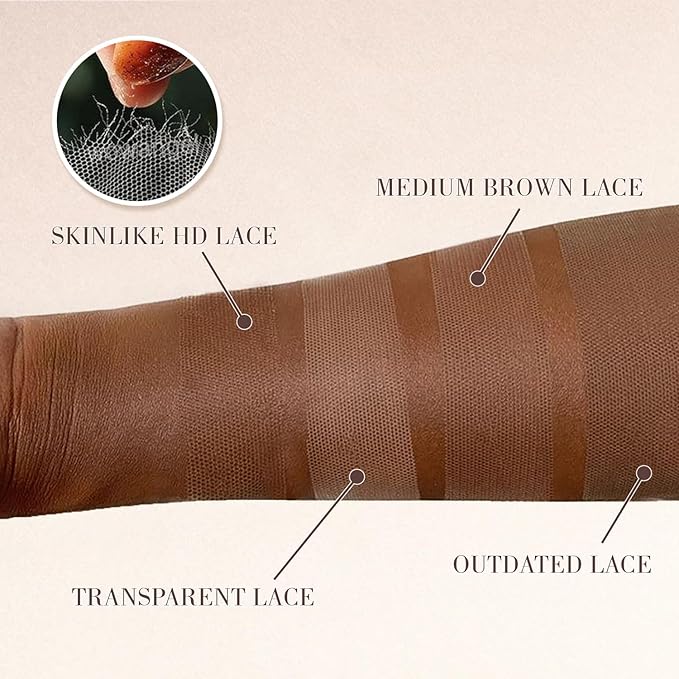 13x4 Full Frontal Lace Wig Human Hair Body Wave 1B/30 Highlight Ombre Colored Skinlike Swiss HD Lace 0.10mm Ultra-thin Invisible 200% Density Balayage Brown Pre Plucked Tiny Knots Natural Hairline