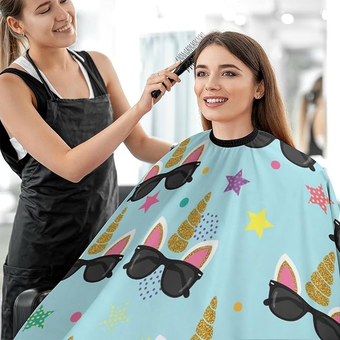 Hairdresser Cape with Neck Clasp for Coloring/Perming/Styling