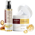 Collagen Hair Mask & Argan Oil for Damaged Hair-Hair Damage Repair Treatment Set -Deep Conditioning for Curly or Straight Thin Fine Hair,Split Ends Hair 3.38 fl.oz+7.06oz
