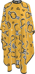 Hair Cut Cape Crispy Fried Chicken Hair Cutting Gown, Lightweight Hairdresser Apron for Hair Cutting, Haircut Tools