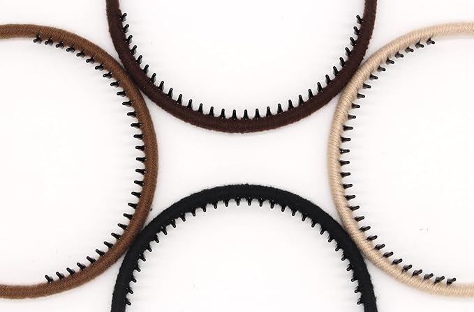 Women's hair accessories wrap in knitting yarn, non slip headband for women,Suitable for wearing in winter hair bands for women 1 Pack 4