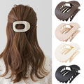 4 PCS Hair Clips Flat claw clips for women,Non Slip Hair Claw Clips for thick hair and thin hair, French ergonomic hair accessories Set