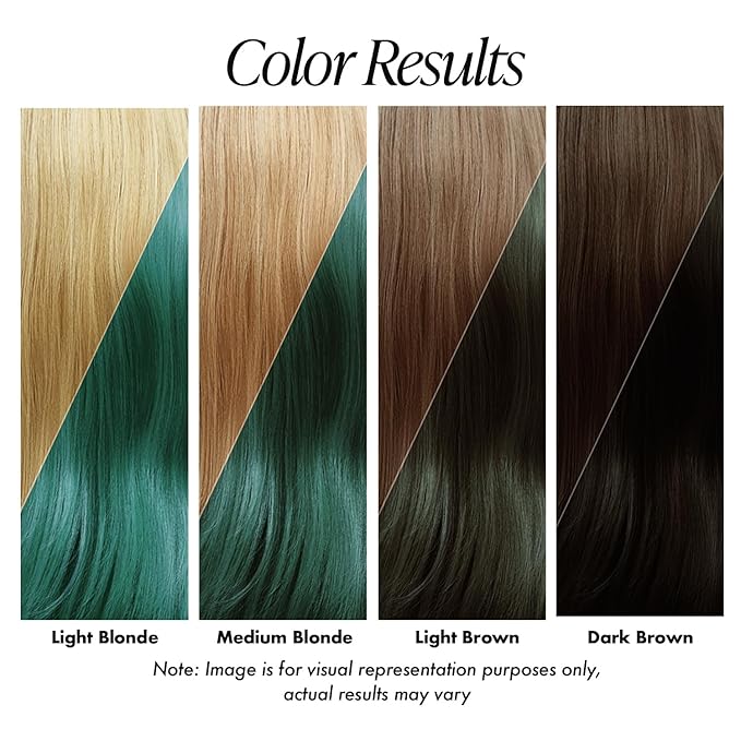 Adore Semi Permanent Hair Color (165 Clover) | Vegan & Cruelty-Free Green Hair Dye | No Ammonia, No Peroxide, No Alcohol | 4 Fl Oz Each (Pack of 2)