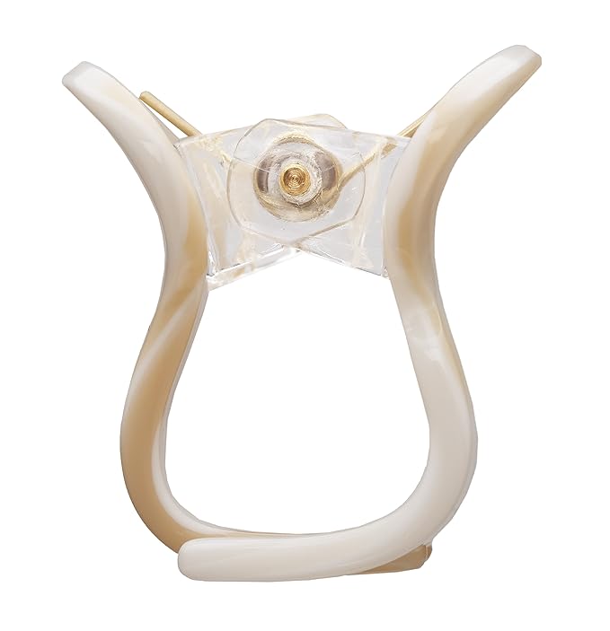 France Luxe Mini Oval Claw Clip - Alba