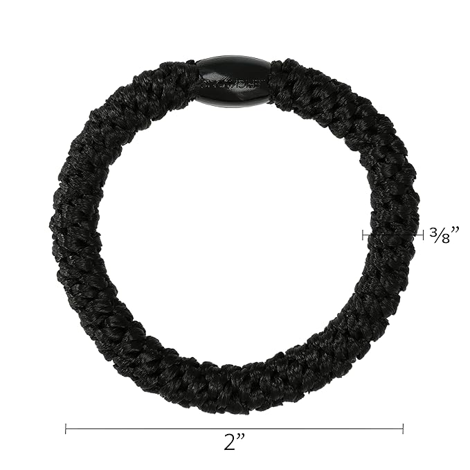 Brown and Beige Hair Ties for Thick Hair, Grab & Go Pony Tube, 15 Pack, Camelback, Thick No-Crease Bands with Strong Hold, Damage-Free Design, Warm Earthy Neutrals | L. Erickson