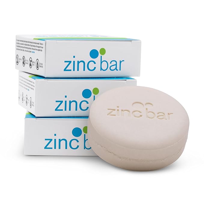 Dermaharmony 2% Pyrithione Zinc Shampoo Bar for dandruff and seborrheic dermatitis - Peppermint (4 Oz)