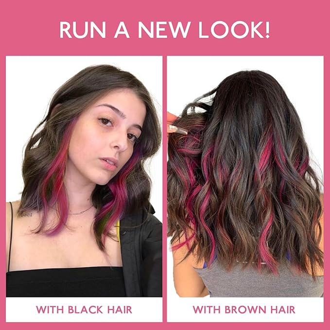WENNALIFE Burgundy Red Clip in Hair Extensions Real Human Hair 35g 6pcs 20 Inch Colored Hair Extensions for Kids Women Colorful Hair Pieces Pop-up Style Straight Extensiones De Cabello Humano Con Clip
