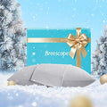 Breescape Cooling Pillow Cases Standard/Queen Size - BlendTek™ Dry & Cool Technology for Hot Sleepers and Night Sweats, 2 Pack Soft & Smooth Pillowcases for Hair & Skin Care, 20" x 30", Misty Gray