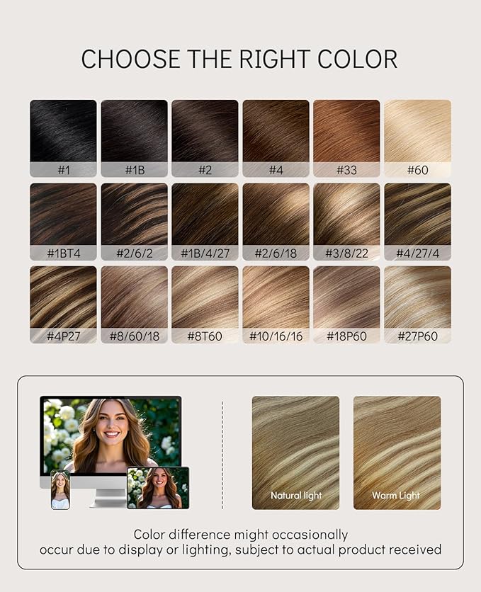 VINBAO Invisi Edge Tape in Hair Extensions Human Hair Balayage Ombre Darker Brown to Ash Brown with Blonde 50g 20pcs Injection Tape in Extensions 18inch #3/8/22