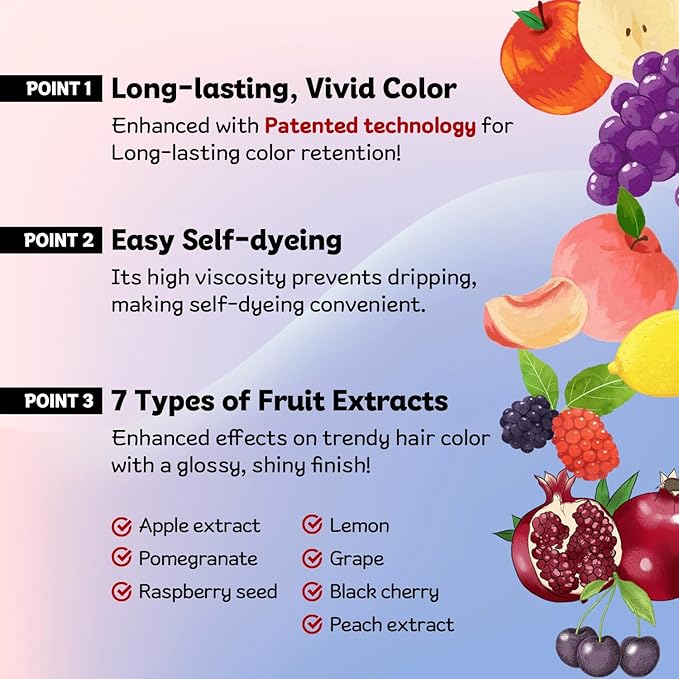 eZn Pudding Hair Dye Ammonia Free Semi-Permanent Self Hair Dye DIY Kit included contain Keratin Made in Korea Beauty (Deep Black)