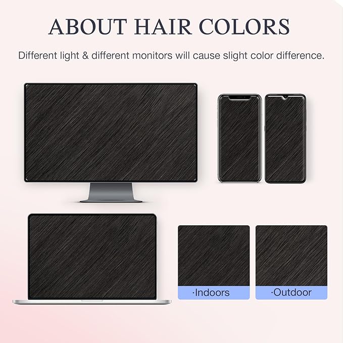 DOORES Invisible Clip in Hair Extensions 22 inch 150g 7pcs, Real Human Hair Invisi Edge Clip in Extensions, Virgin PU Clipins Straight Thickening Hairstyle, 1C Mocha Brown