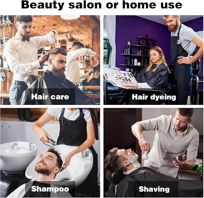 Professional Salon Barber Cape for Men/Women - Hairdressing Waterproof Hair Cutting Cape with Adjustable Snap Closure,Salon Equipment for Hair Stylist and Home Use,cutting capes for hairstylist