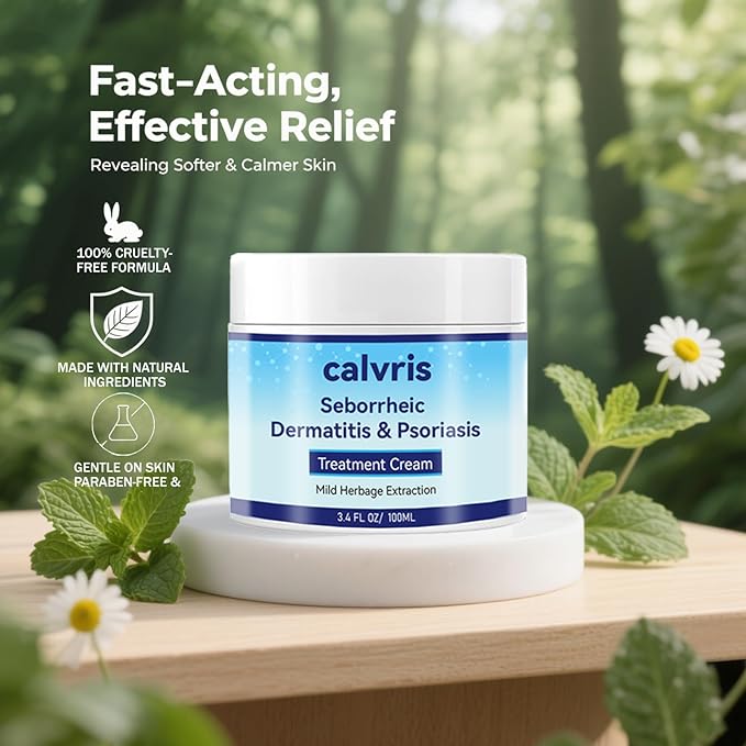 Scalp Comfort Balm - Steroid-Free Botanical Formula for Dry, Itchy Scalp & Skin, 3.4 Fl Oz | Natural Soothing Relief with Cooling Sensation