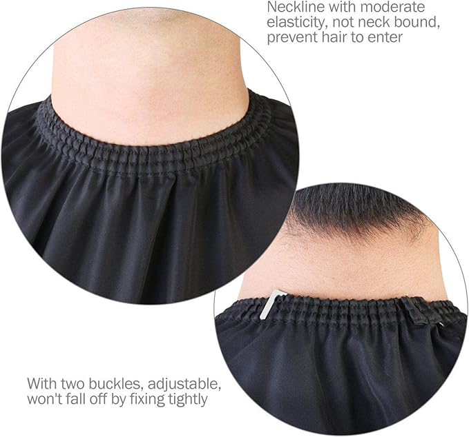 Custom Barber Cape Personalized Hair Cutting Capes with Adjustable Neckline Hairdresser Cape for Home Salon Barbershop