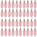 No Crease Hair Clips Makeup Pin Curl Clip Bulk 40Pcs Multicolor No Bend Dent Bang Creaseless Hair Clips for Makeup Application Bangs Hairpin Setting Pins Clip for Women Styling (Translucent Pink)