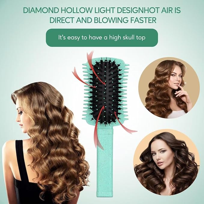 Curly Hair Brush 2 Pack, Volume Curl Defining Brush for Effortlessly Detangling Shaping and Styling Women's Curls, Reduce Pulling