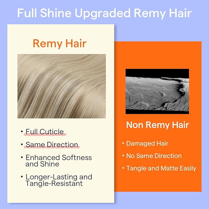 Full Shine Clip in Extensions for Women 16 Inch Teddy Bear Blonde Balayage Seamless Clip in Hair Extensions Human Hair Blonde 120 G 7 Pcs
