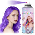 Purple Temporary Hair Color Spray - Washable & Non-Sticky Hair Dye for Halloween, Cosplay, Parties-Safe for Kids, Women & Men - Quick-Drying & Easy to Wash Out(120ml)
