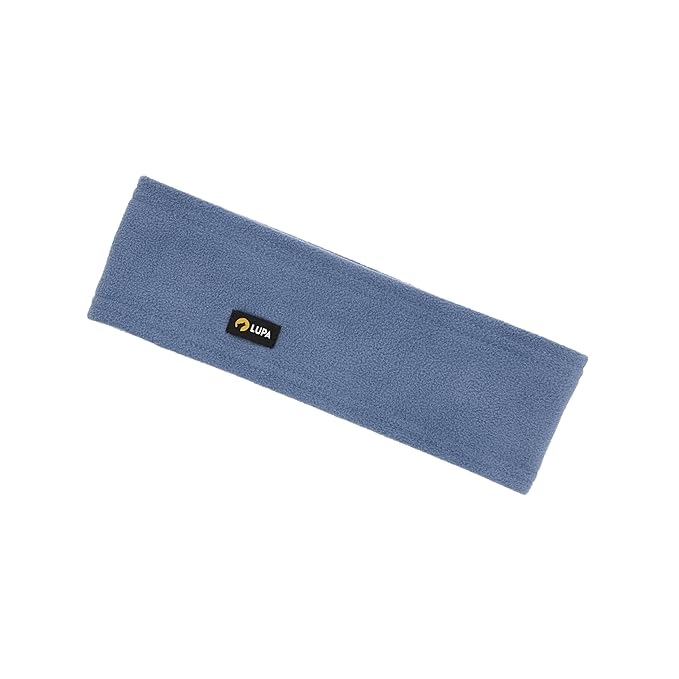 Lupa Handmade Unisex Triple-Layer Micro Fleece Headband - Ear Warmer for Women & Men - Ears Cover (Blue)