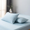 Bella Coterie | Luxury Bamboo Viscose Standard Size Pillowcase Set | 100% Organically Grown | Ultra Soft | Cooling | 2 Pcs [Coastal Blue]