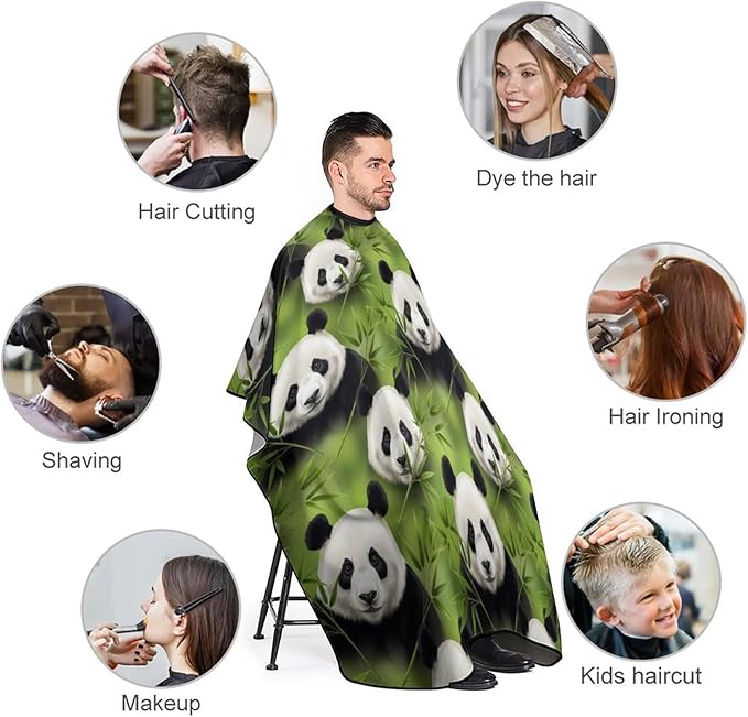 Barber Cape Waterproof Lining Anti Static Design for Salons/Home Use