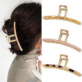 FAELBATY Big Butterfly Hair Claw Clips for Women - 4.7" Acetate and Metal Hair Accessories for Long, Thick Hair (3 Pcs)