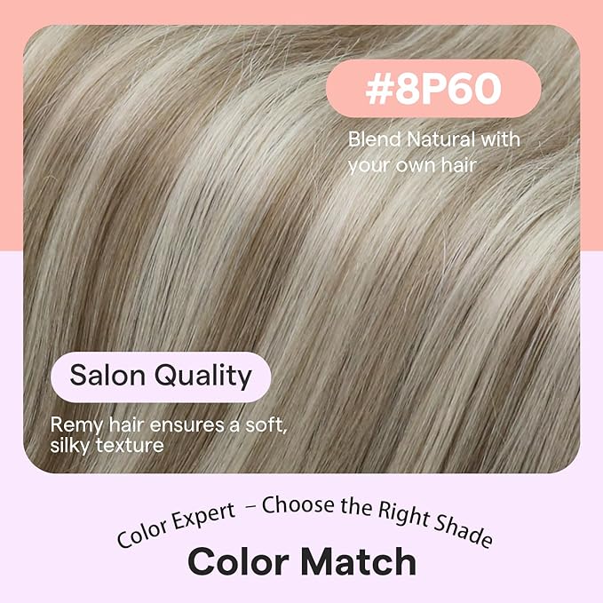 Full Shine Clip In Hair Extensions Real Human Hair, Blonde Clip In Extensions for Thin Hair 7Pcs 120G Real Human Hair Extensions Clip In, Silky Straight Hair 20 Inch