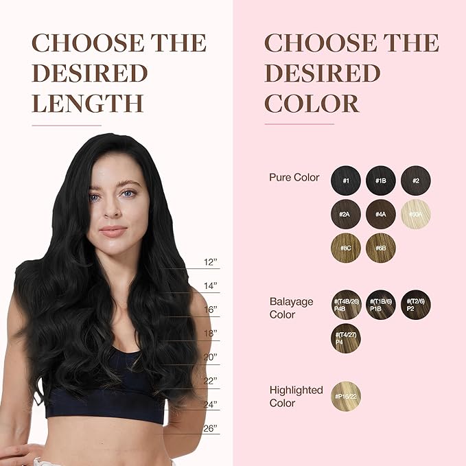 GOO GOO Clip in Hair Extensions Real Human Hair, Remy Human Hair Extensions Clip ins for Women, Natural Human Hair, 14inch 150g 9Pcs, 1 Jet black