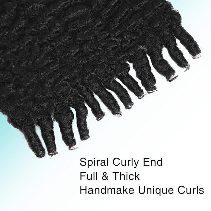 Burmese Curly Clip In Hair Extensions Real Human Hair 8pcs 120g/Set Spirally Curly Classic Clips Ins Full Head For Black Women 24 Inch Natural Black