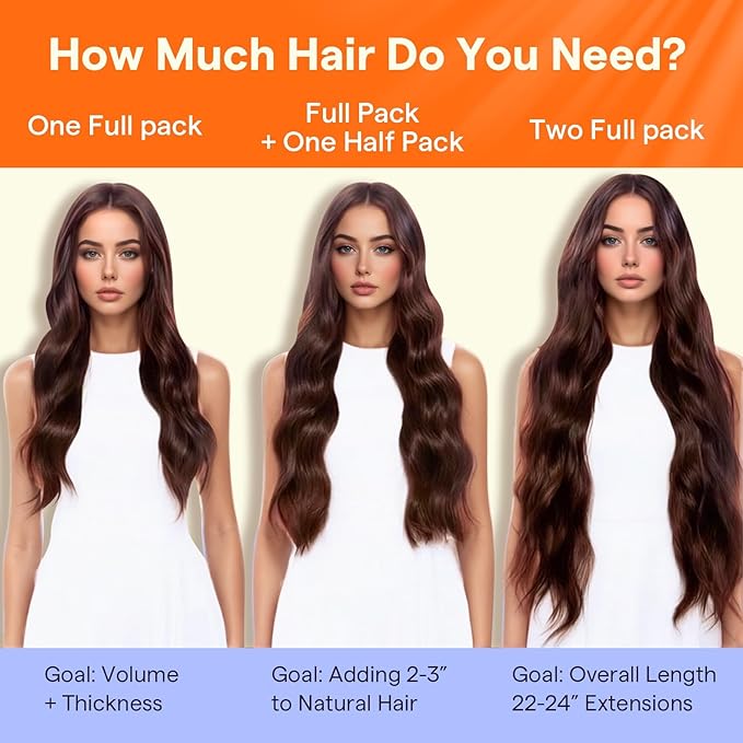 Full Shine Clip in Extensions Human Hair Blonde Clip in Hair Extensions Real Human Hair #18P613 Ash Blonde Highlighted Hair Extensions Remy Hair Brazilian Hair 7 Pcs 16 Inch 120 G