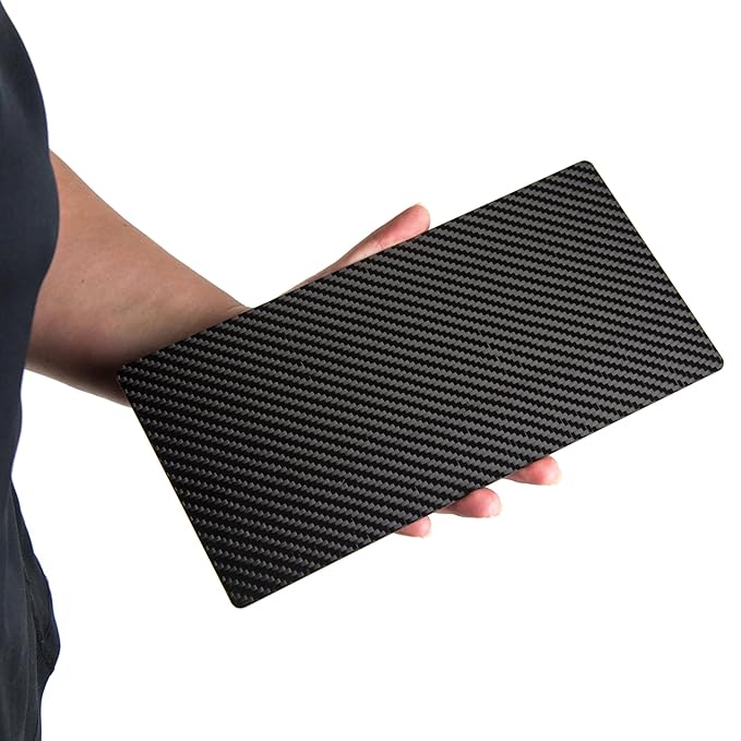Balayage Board - Ultra-Lightweight Carbon Fiber Hair Board - 5" x 10.25" - Short Balayage Paddle for Hair Stylists - Ombre, Hair Painting, Free Form Coloring and Foils