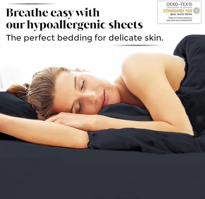 Luxury Bamboo Market | King Envelope Pillowcase Set | 100% Viscose Made from Bamboo | Organically Grown | Ultra Soft | Cooling | 2pcs [Charcoal Grey]