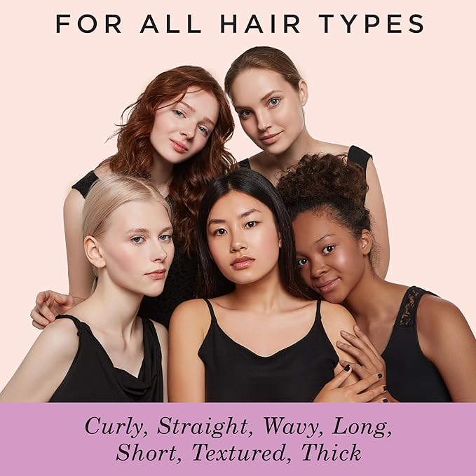 Diane Nylon Pin Styling Hair Brush for Detangling, Separating, Shaping and Defining Wet Thick or Curly Hair, Glides Through Tangles with Ease (Pack of 2)