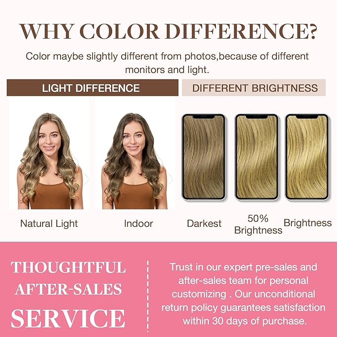GOO GOO Clip in Hair Extensions Real Human Hair, Remy Human Hair Extensions Clip ins for Women, Natural Human Hair, 20inch 150g 7Pcs, 7 Bronde