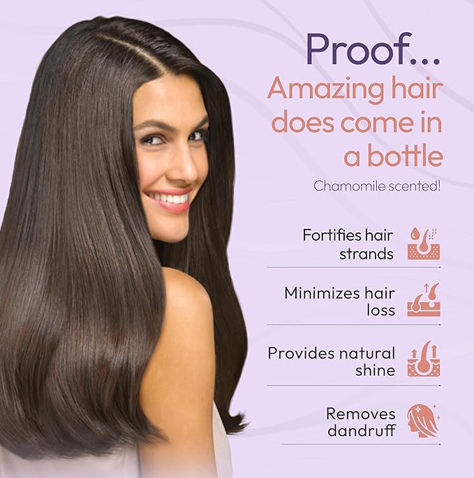 Nora Ross Garlic Extract Daily Shampoo with Argan Oil and Chamomile Scent – Strengthening and Thickening Shampoo for Women and Men – Color Safe Formula with Amino Acids for Normal to Dry Hair – 32oz