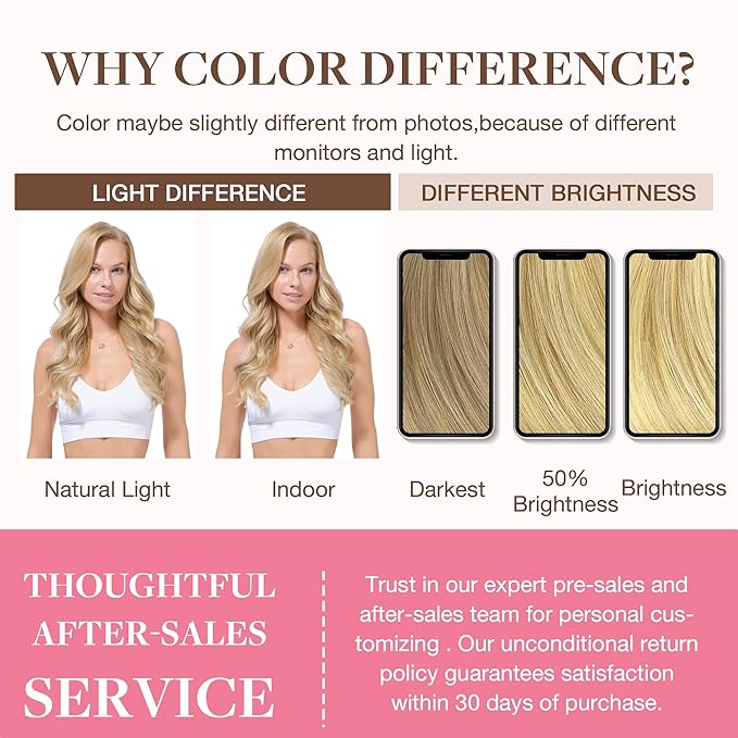 GOO GOO Clip in Hair Extensions Real Human Hair, Remy Human Hair Extensions Clip ins for Women, Natural Human Hair, 14inch 150g 9Pcs, #16/22 Light Blonde Highlighted Golden Blonde