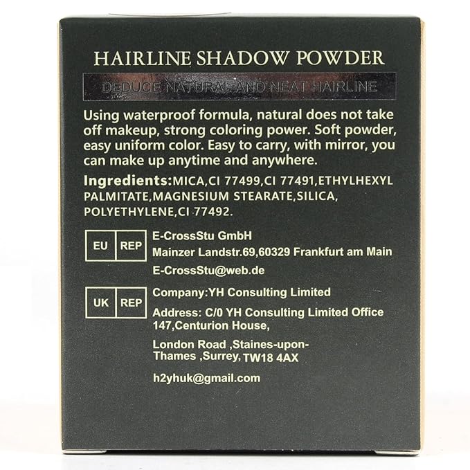 VOLLUCK Root Touch up Powder, Instant Hairline Powder for Thinning Areas and Gray Hair Coverage, Natural and Non-greasy Root Cover up for Women and Men (Medium Blonde, 0.35 Ounce)