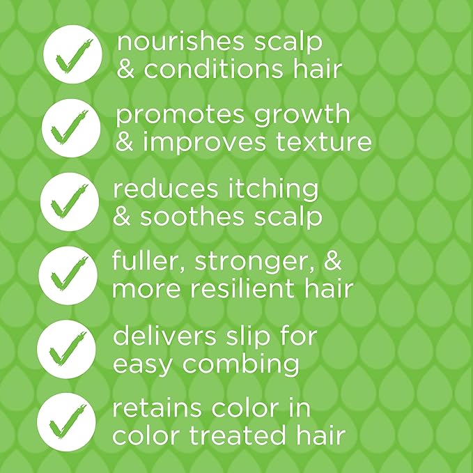 3-in-1 Conditioning Shampoo – Cleanser, Conditioner & Detangler for Curly, Coily, Wavy Curls, Dry or Damaged Hair – Sulfate-Free