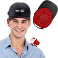 Red Light Therapy for Hair Growth: Cordless Red Light Heating Cap with 2000mAh Rechargeable Battery, Portable Care Tool for Home Use for Men & Women