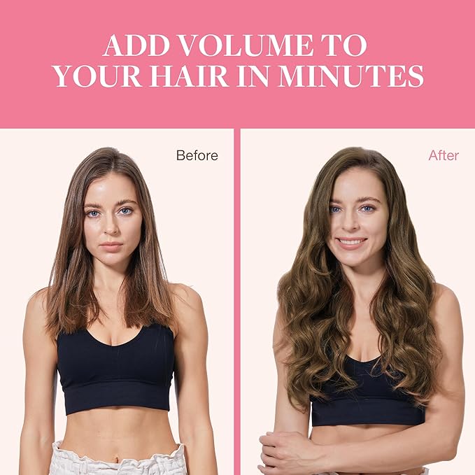 GOO GOO Clip in Hair Extensions Real Human Hair, Remy Human Hair Extensions Clip ins for Women, Natural Human Hair, 16inch 110g 7Pcs, 4A Chocolate Brown