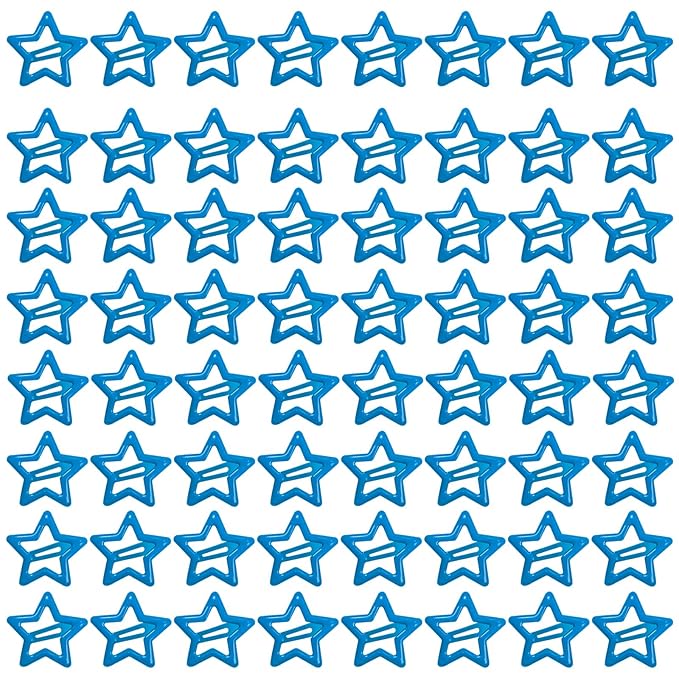 64 Pcs Metal Snap Hair Clips for Women,Small Snap Barrettes for Women Girls Thick Fine Hair (Dark blue)